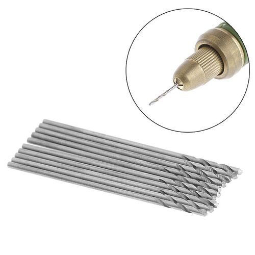 60 Pcs 0.5-1.0mm Micro HSS Steel Twist Drill Bit Set Tool Sh
