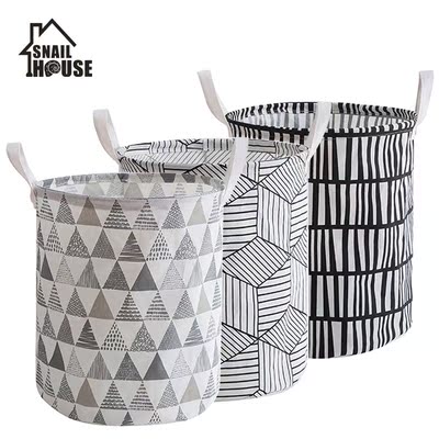 Snailhouse Laundry Hamper Dirty Cloth Basket Printing Water