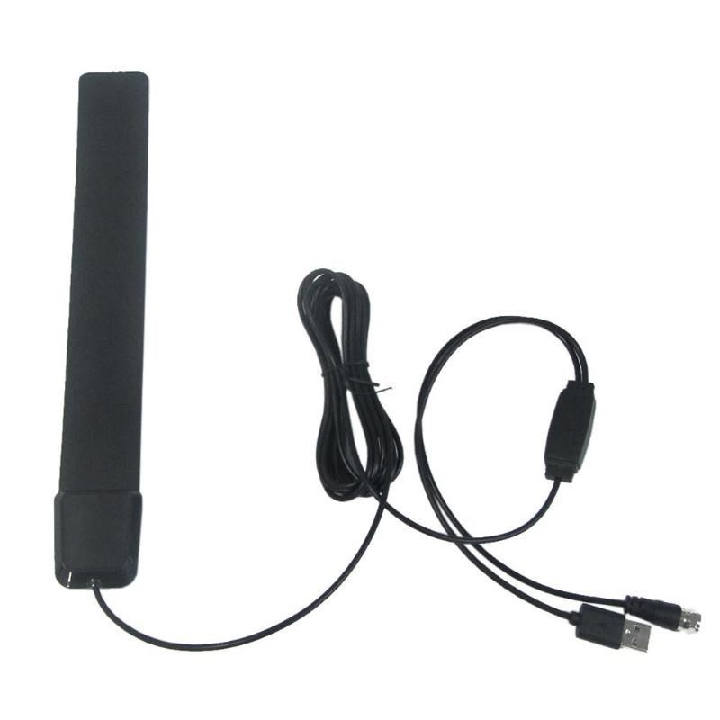 80 Miles Range HDTV Amplified Indoor Flat Antenna Signal Amp