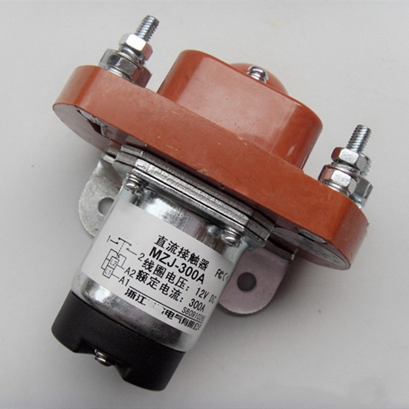 ZJ300A 1NO Normal-Open 12V 24V 36V 48V 60V 72V 300A DC Conta