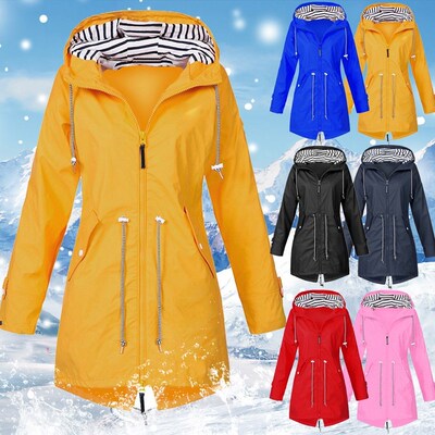 Sfit Women Raincoat Transition Jacket Sunset Long Autumn Win