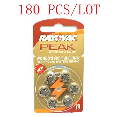 180 Pieces Zinc Air Hearing Aid Batteries A13 13A 13 P13 PR4
