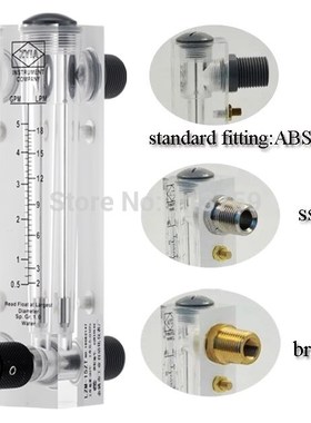 /LZM-15ZT Stainless Steel 316 Acrylic Liquid Rotameter Air F
