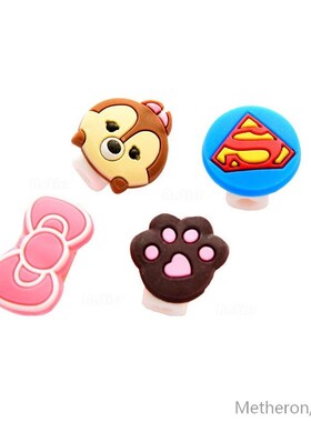 10pcs/lot Cartoon USB Cable Earphone Protector headphones li