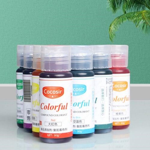 Food Coloring 20 Colors Set Based Flavorless Edible Foods Co