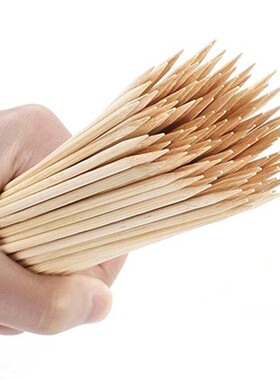 Skewers-Sticks Grilled-Sign Barbeque-Tools Bamboo Wooden Out