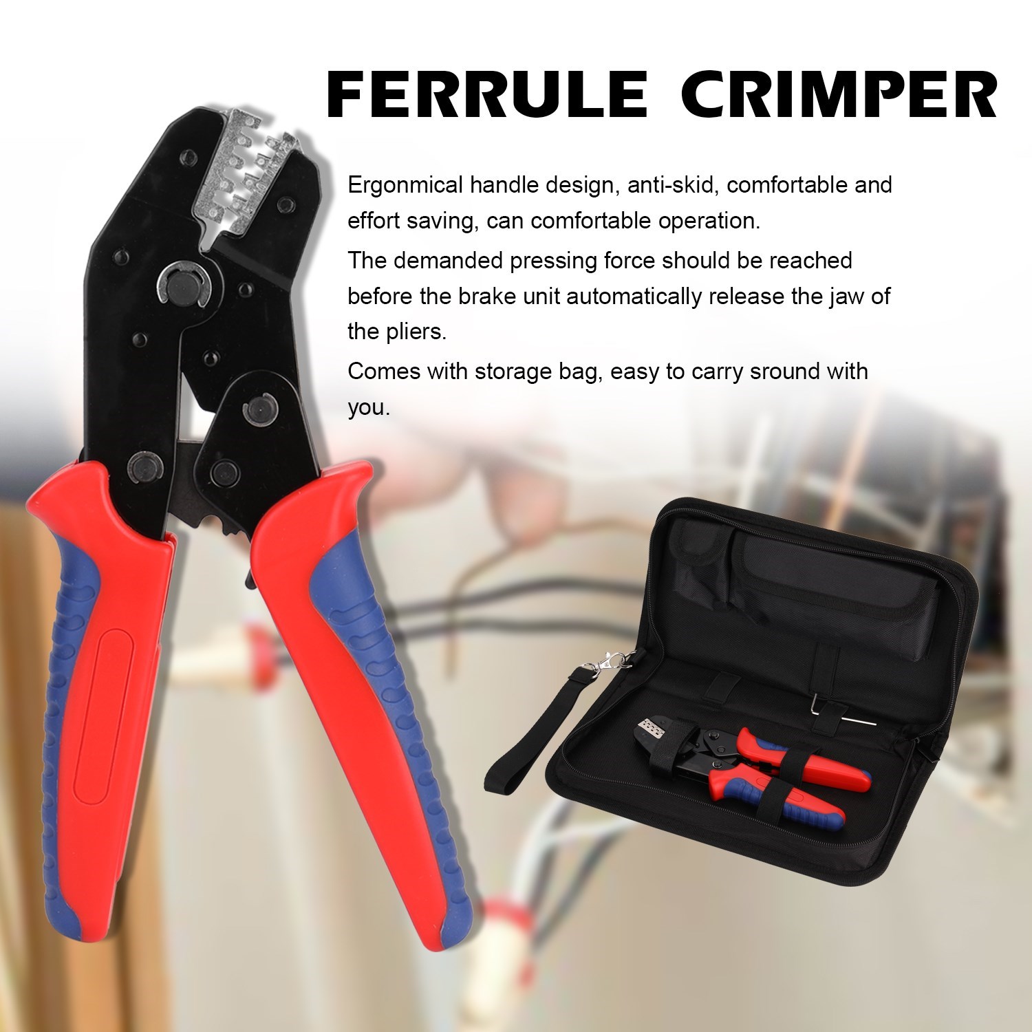 Multi-tool Ferrule Crimping Tool Kit Multitool Wire Stripper