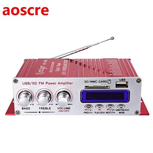 Kentiger Hy-400 Hi-Fi Car Stereo Amplifier Radio Mp3 Speaker