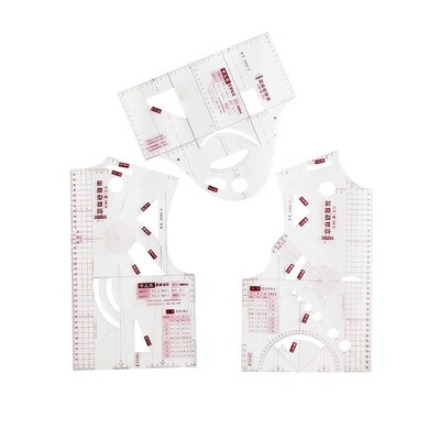 Fashion Ruler 适用于 Design In Small Fashion Cloth Pattern D