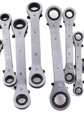 Metric Offset Torque Wrench Set Double Ratchet Wrench Spanne