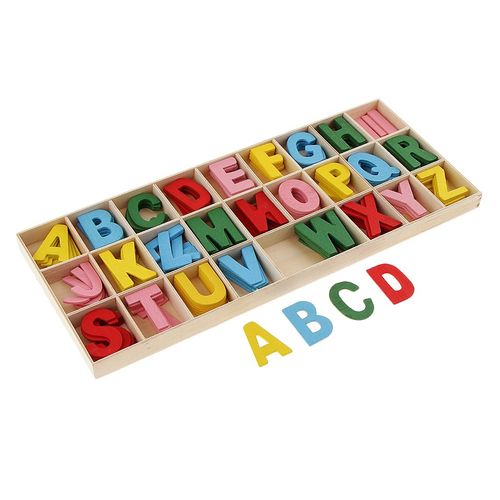 156 Pieces Wooden Shapes Alphabet Letters Scrapbooking Embe