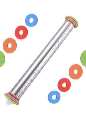 17inch Stainless Steel Adjustable Rolling Pin With Dough Mat