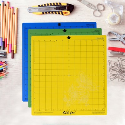 3Pcs 12*12Inch Replacement Cutting Mat StrongGrip/StandardGr