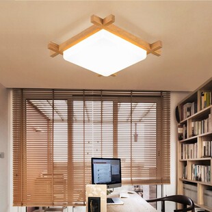 Chinese ceiling Lights wood lampshades flush mount ceiling l