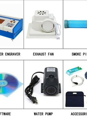 pgrade-Version 40W CO2 SB Laser Cutter Graviermaschine laser