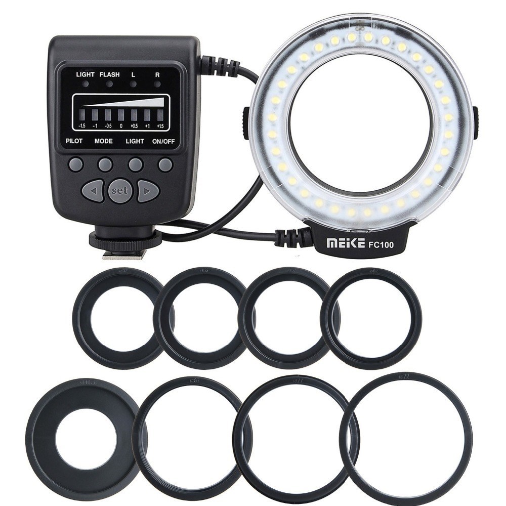 FC-100 Macro Ring Flash/Light for Nikon D7100 D7000 D5200 D5