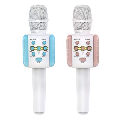 Portable Wireless Stereo Studio Mic KTV Karaoke Mini Microp