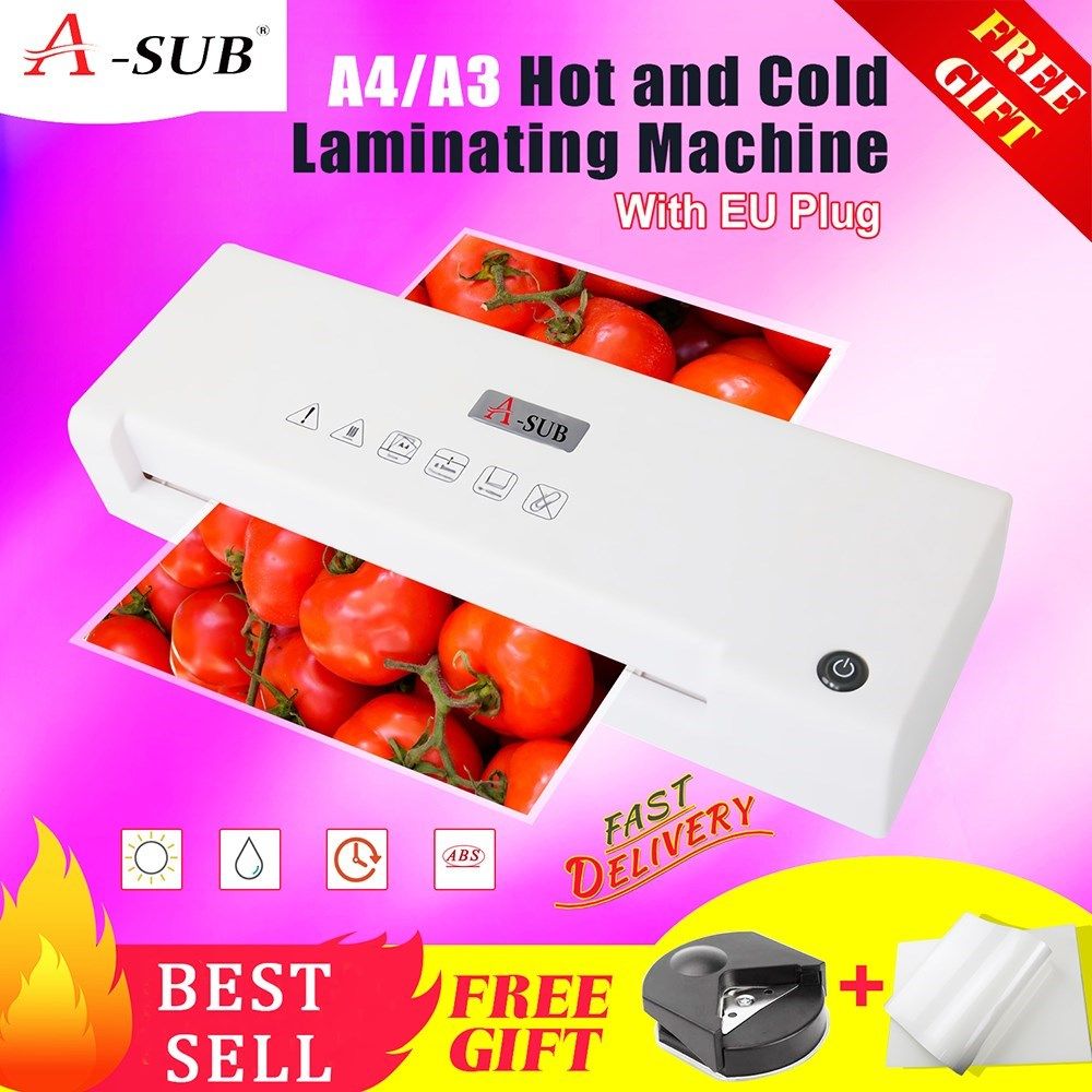 A3/A4 Hot and Cold Laminating Machine for Document Photo Bli