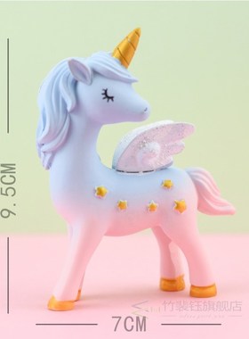Unicorn Cake Topper Car Dashboard Decorations Unicorn Figuri