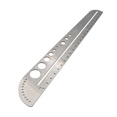 AOTDDOR Multifunction Ruler Stainless Steel Compasses Protra