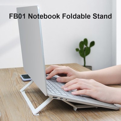 FB01 Laptop Stand Holder Lightweight Portable Pocket Noteboo