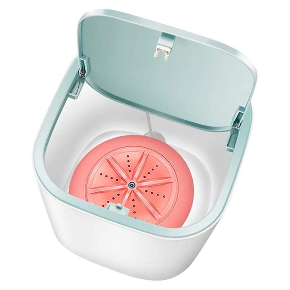 ltrasonic urbine mini nderwear washing machine silence pink