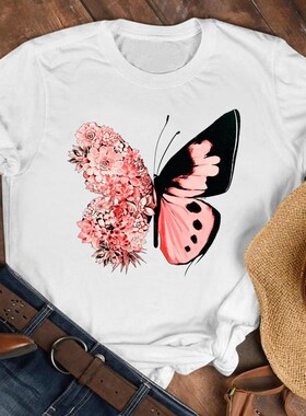 Mulheres senhora dos desenhos animados borboleta floral eleg