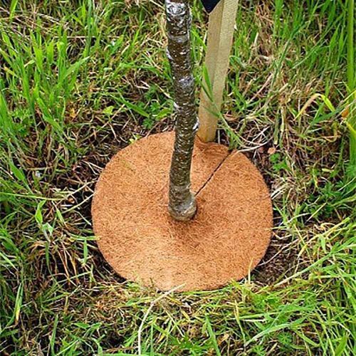 Planter Disc Coconut Mulch Cover Mulch Plant Cover Coir Mat