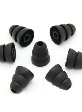 6pcs/3pairs Three Layer Silicone In Ear Earphone Covers Cap