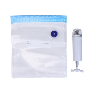 5Pcs Packaging Bag+Food Vacuum Sealer Storage Saver Hand
