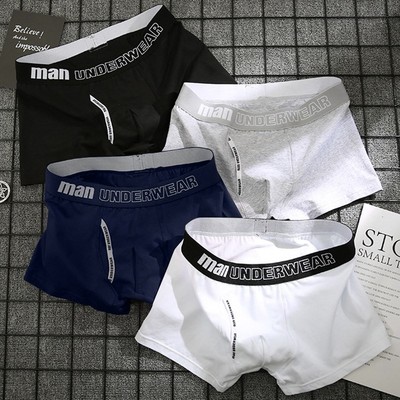 Boxer Mens Underwear Men Cotton Underpants Male Pure Men Pan