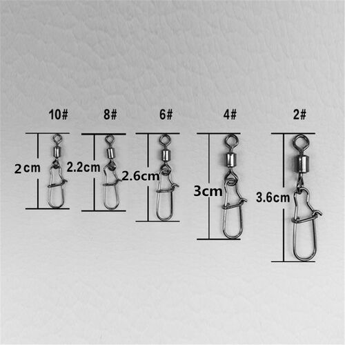 20PCS pike fishing accessories Horoscope Connector Pin Beari