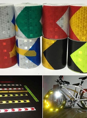 1PC Safety Mark Reflective tape stickers car-styling Self Ad