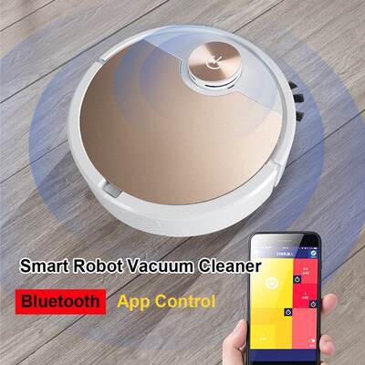 Robot Vacuum Cleaner Sweep and Wet Mopping 3000pa Power Suc