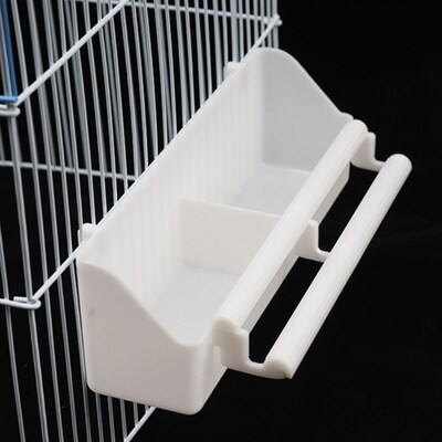 Parrot Birds Water Hanging Bowl Pet Cage Food Container Feed