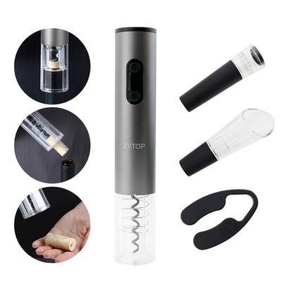 GJ Electric Wine Opener Four-piece Set Household Hotel Party