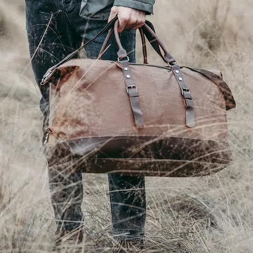 Fashion Men Large Capacity Travel Bag High Quality Canvas Tr