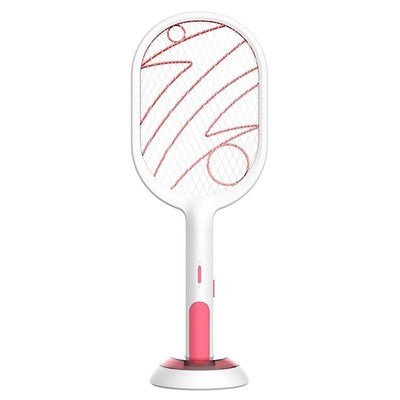 Mosquito Swatter Killer Led Light Tennis Bat Handheld Racket