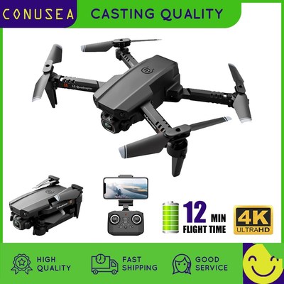2020 New XT6 Mini Drone 4k Dual Camera Optical Flow Wifi FPV