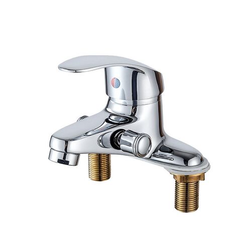 Bathroom Basin Faucet Single Handle Sink Tap Deck Mounted Wa