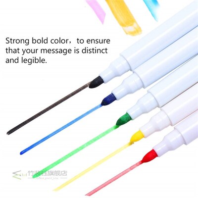 7 Pcs Whiteboard Marker Pens 1pcs Dry Eraser School White Bo