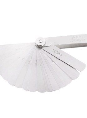 14 Blade 0.05-1mm Feeler Gauge Gage Thickness Measurment Too