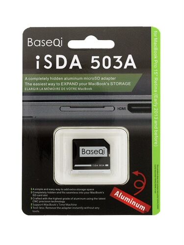 Aluminum Micro SD to SD Memory Card Adapter Stealth Drive Ca