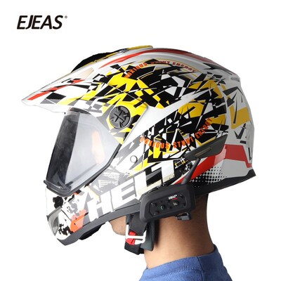 2pcs  V6 PRO Bluetooth Motorcycle Intercom Helmet Headset 6