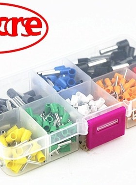 400pcs AWG 22 to 10 Wire Crimp Connectors Set Bootlace Coope