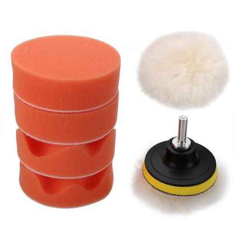 7pcs 3inch Car Polishing Pad Set Waxing Sponge Buffer Polish