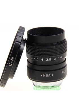 Fujian 25mm F1.4  TV lens+C Mount for NiKON 1 J1 J2 J3