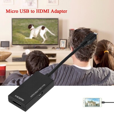 External Video Card Multi Monitor Adapter Micro USB 2.0 to