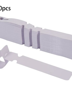 100 Pcs White Plastic Plant Tree Tags Nursery Garden Lables