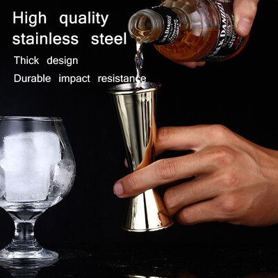 Cocktail Bar Jigger Stainless Steel Japanese Design Jigger D